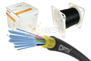 OPTIX cable AirFlow S-QOTKSdD 12x9/125 ITU-T G.657A2 (SPAN 80m) - 1000m BOX
